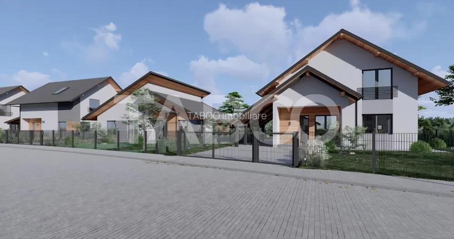 Casa individuala de vanzare cu teren generos- predare la alb - 12