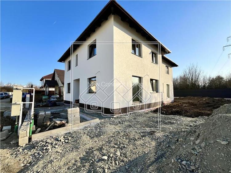 Casa tip duplex, teren 420 mp, predare la alb, Selimbar - 10