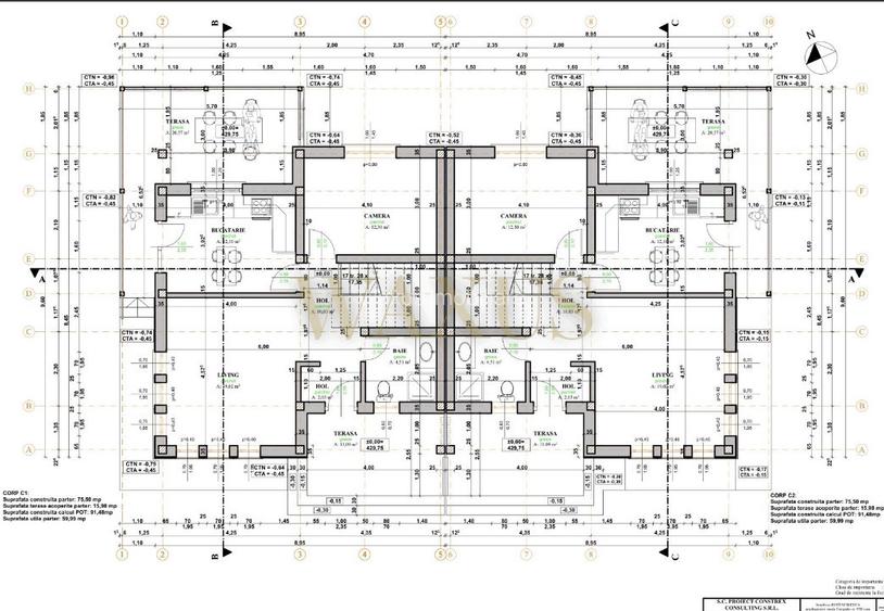 Duplex de vânzare în Dezmir - SU 120MP I ST 350/550MP I 4 Camere - 3