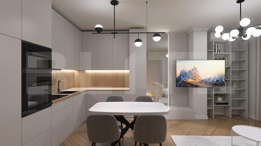 Apartament nou modern, 2 camere, centrala pe gaz si panouri fotovoltaice, Iosia