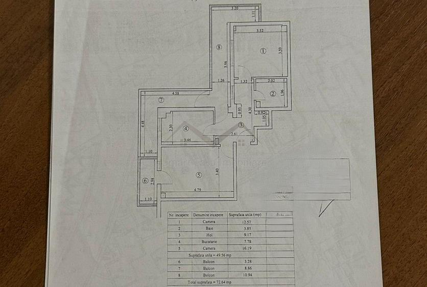 Apartament 2 camere Targu Cucu etajul 1