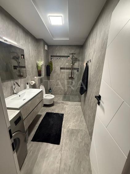 Apartament 57 mp si 9 balcon, complet utilat, Baciu.