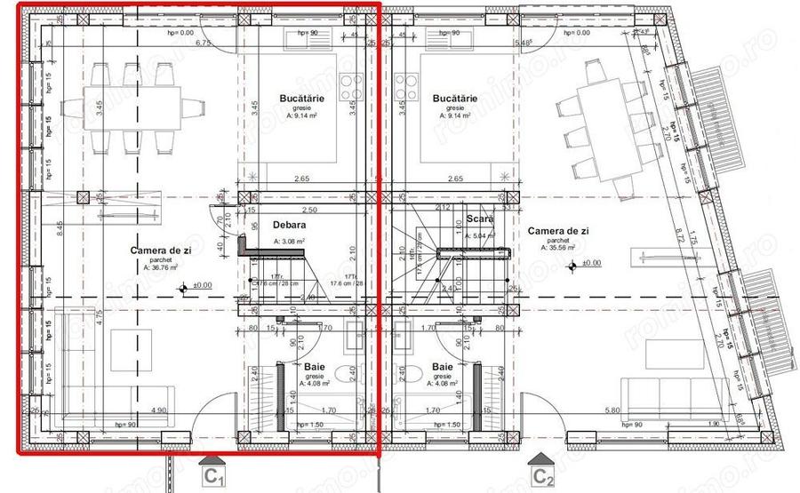 0% Comision! Casa noua- cuplata, S+P+M+(Pod), Dambul Rotund
