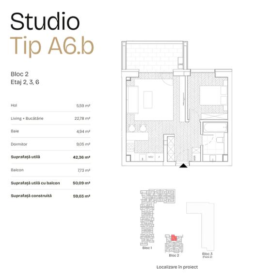 Apartament cu 2 camere la 5 minute de parcul Moghioros - 1