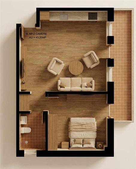 Apartamente 2 3 Camere | Rate la Dezvoltator pe 6 Ani | Bloc Nou | 2c-7867