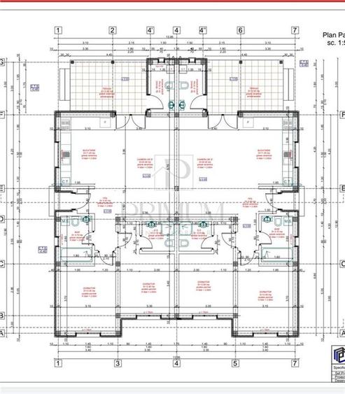 Duplex la asfalt - personalizare interioara - 3 bai - 9