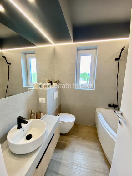 Vilă nouă cu bucătărie, cartier premium, pădure, lac, centru Corbeanca - 13