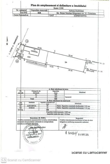 Casă demolabila+teren 819 mp | Zona Stadion |str. Pictor N. Grigorescu