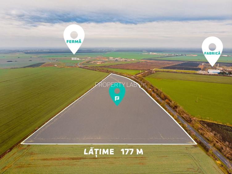 Teren la sosea cu 420 m front stradal - 2