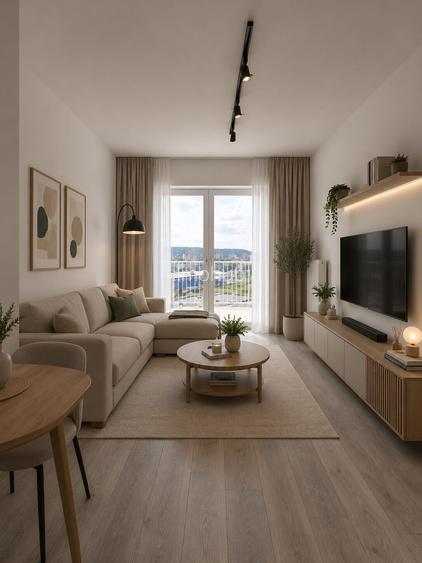 Intabulat, Apartament 2 camere, etaj intermediar 113 000 Euro - 2