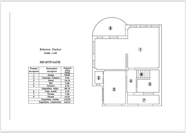Duplex cu teren generos