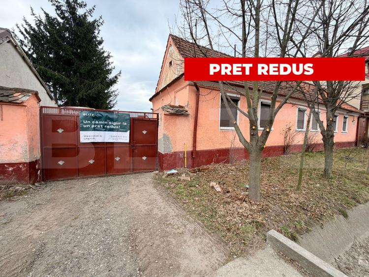 Casă veche cu teren generos – 1595 mp – zonă centrală Hărman