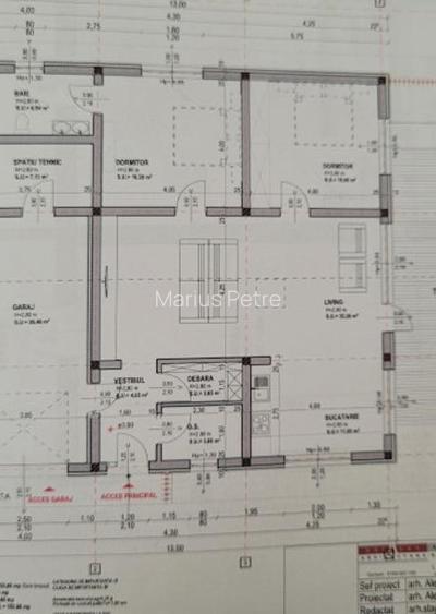 Teren cu proiect și autorizație de construcție ,curent,gaz și gard modern  - 6