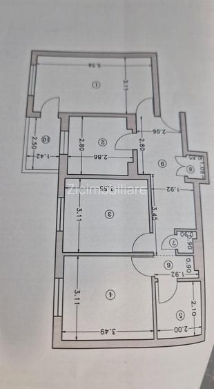 Apartament 3 camere de vânzare | Dristor | 70 mp | 2 grupuri sanitare - 7
