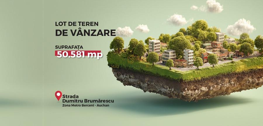 Oportunitate investitie – Teren 50.561 mp, pozitie premium, Sector 4