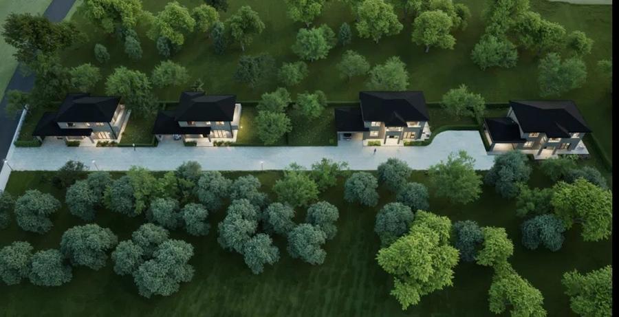 Casă individuală pasivă nZEB de vânzare în Florești, ansamblu exclusivisT