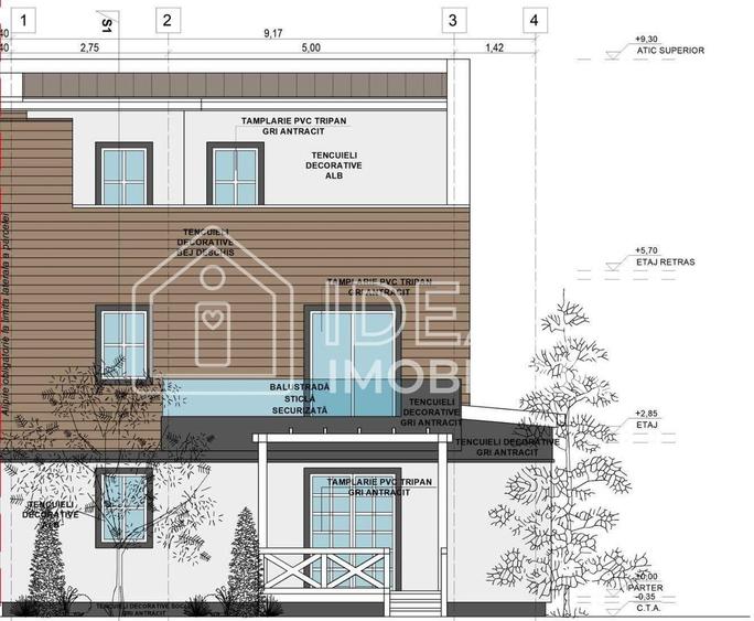 Duplex Modern cu 4 camere si gradina, în Gușterita
