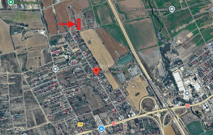 Loturi teren Bragadiru constructie case P+2 sau depozit