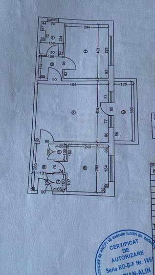 Apartament 2 camere-Rovine-parter-centrala proprie-54mp