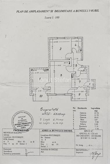 Apartament 3 camere Strada Lev Tolstoi - 6