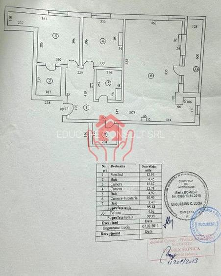 HERĂSTRĂU–AUREL VLAICU | 3 camere, 100 mp | Parcare inclusă | Liber - 16