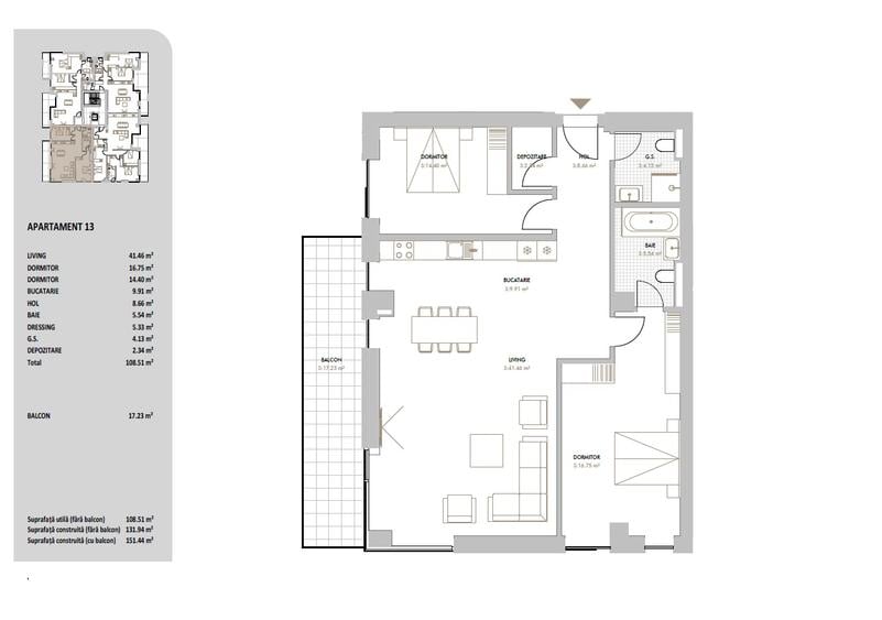 Iancu Nicolae | 3 Camere 125 mp | Imobil Boutique | Predare 2026