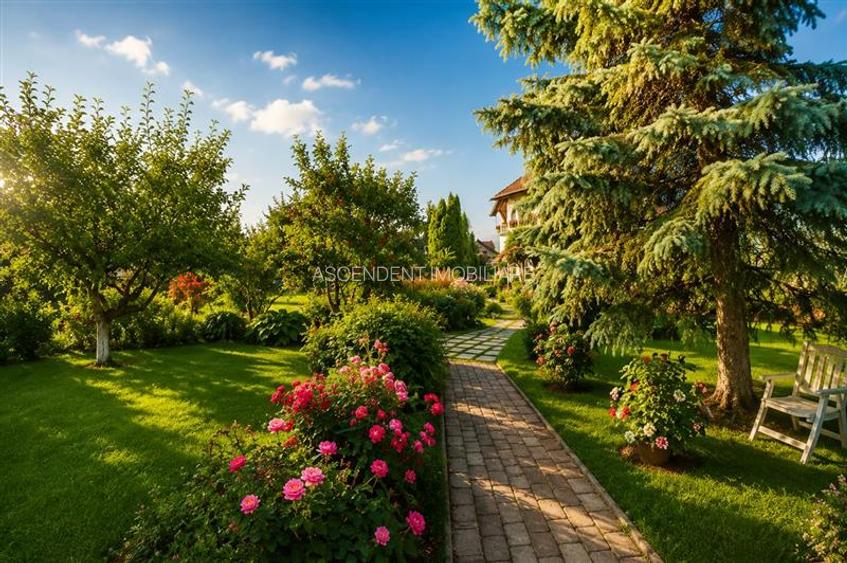 Hotel 3* + Pensiune 4*, piscina, teren tenis, 6.200mp parc privat +, Sanpetru, B - 9