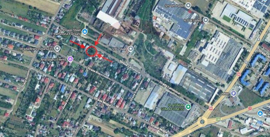 Teren 565mp Focsani / Strada Laminorul