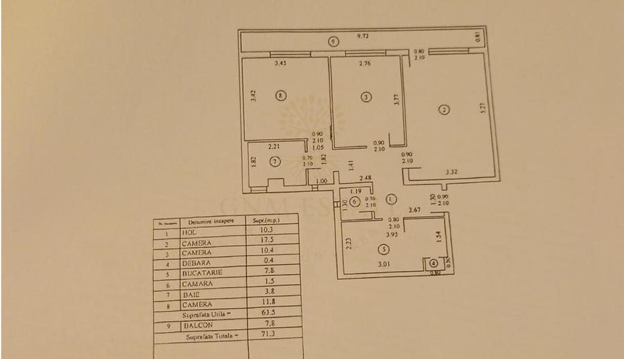 3 Camere Et.9/10 Bloc Reabilitat | Drumul Taberei - Metrou Brancusi
