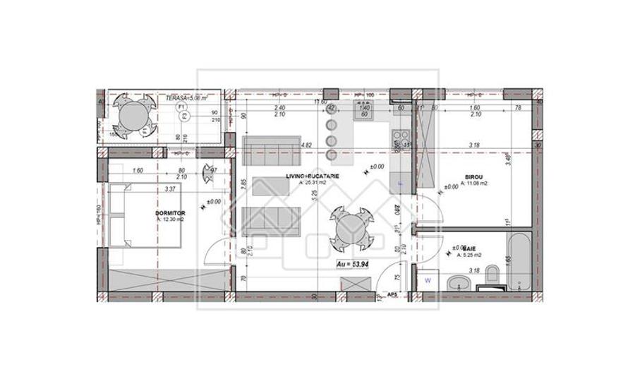 Ap. 3 camere, etaj 1/2, finisat la cheie - ideal investitie