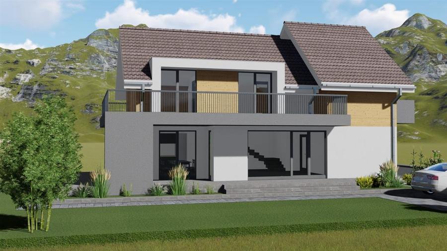 Teren intravilan cu proiect , autorizatie de constructie si fundatie in zona spi
