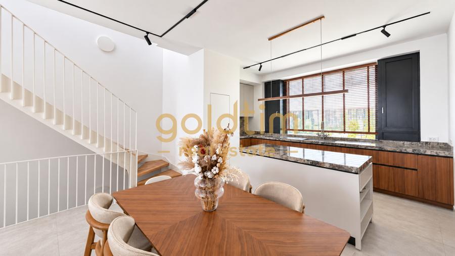 3 DORMITOARE / TOWNHOUSE / ANSAMBLU SECURIZAT / GYM SI PISCINA (+TVA)
