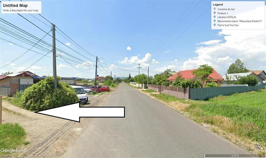 Teren intravilan in Golesti in suprafata de 731mp