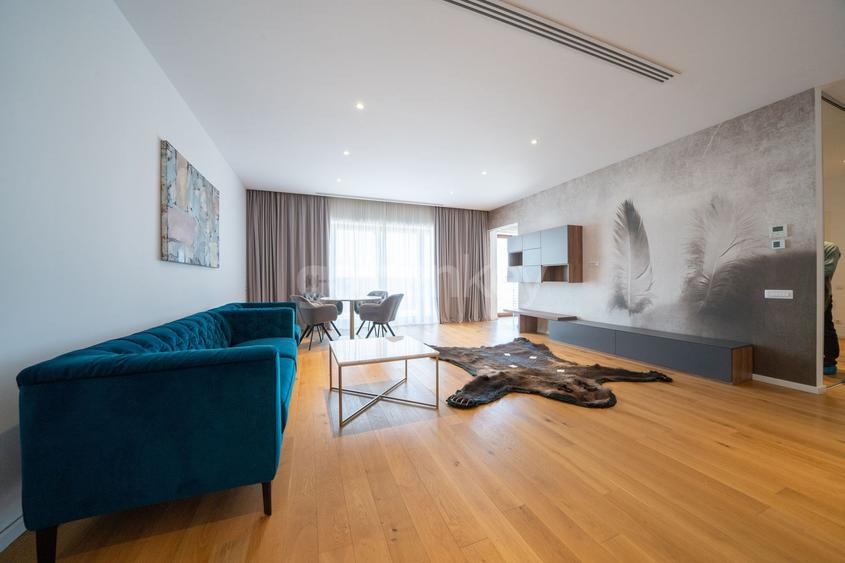 Apartament generos si mobilat cu 3 camere, finisaje premium