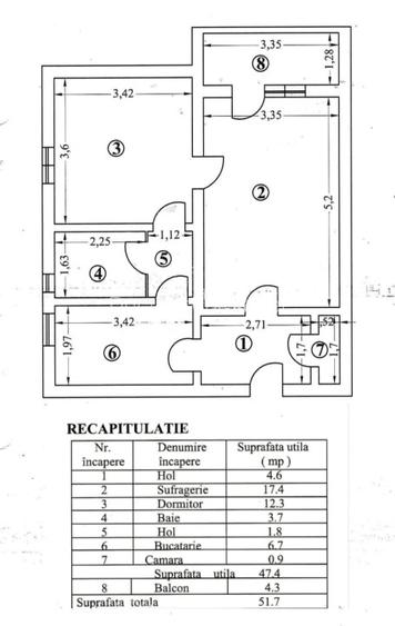 Apartament 2 camere, Zahana – Str. Crișan, vis-a-vis de Nico Stil, Slatina - 11