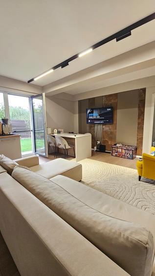Apartament 3  camere - gradina 128mp - loc de parcare/mobilat+utilat