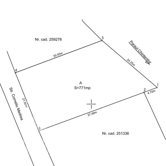 Teren 771 mp, pt constructie duplex, Corneliu Medrea - 7