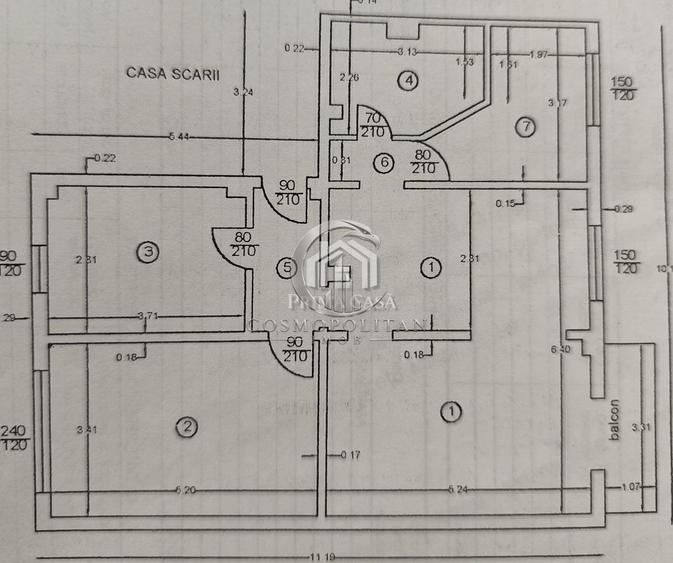 Apartament cu 4 camere ~ zona Brosteni ~ etaj 3din4 ~ 97mp utili ~ renovat ~