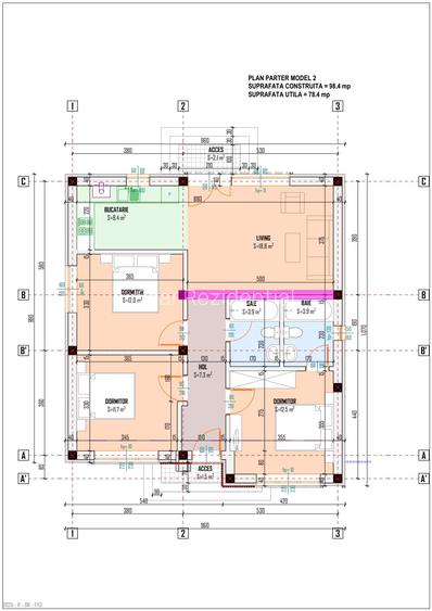 Ansamblu modern de case-Teren 300 mp-Bragadiru la limita Sector 5 - 1
