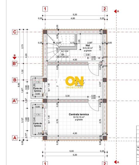Casa semifinisata, 4 camere, 554 mp teren, Cetate