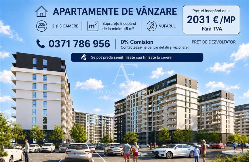 Antony Estate | Apartamente NOI 0% Comision - Nufarul