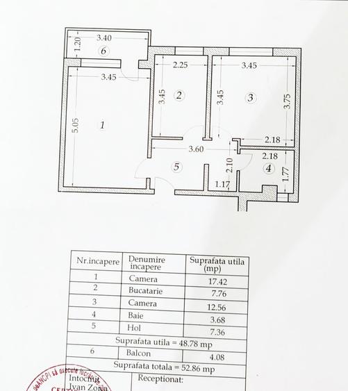 Apartament 2 camere decomandat - Casa de Cultura - 108.000 euro(Cod E6)