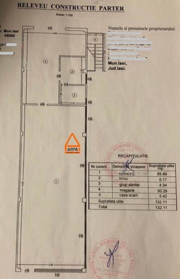 Cladire – P+2+M – Spatiu Comercial – 500 mp