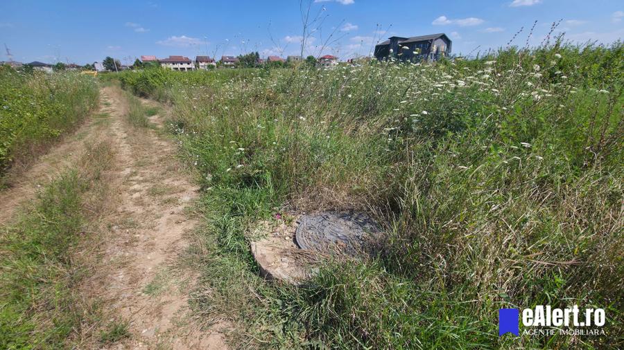 Teren 855 mp, lângă grădinița Zori de Zi, Mogoșoaia, complex 31 de case