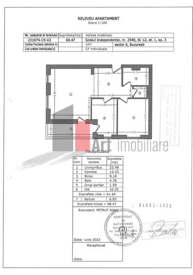 Apartament 3 camere Crângași -Grozavesti - Politehnica - cu loc de parcare