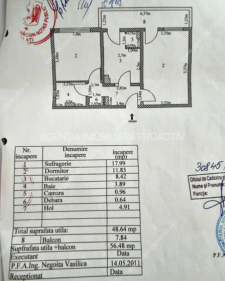 Apartament cu 2 camere, mobilat și utilat, în cartierul Mazepa 2. - 7
