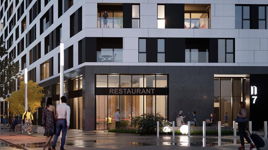 Spațiu comercial ultracentral + terasă 44 mp – Cartierul Vienez, livrare în 2025