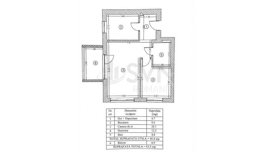 REA1029249 Apartament 3 camere l Greenfield l 2 Locuri parcare - 10