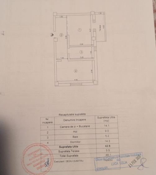 2 camere - Valea Lupului - 48 mp - Liber- 77.000 euro