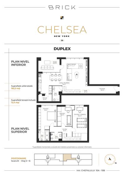 Duplex 4 Camere Brick Lofts